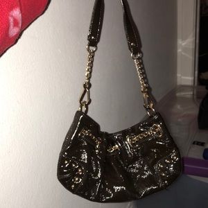 Small Brown Leather clutch